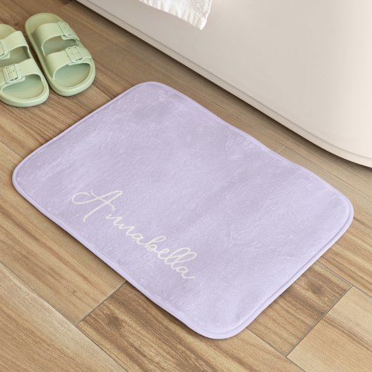 Tapis De Bain Nom élégant Purple Lavender
