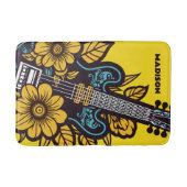 Tapis De Bain Nom et couleur personnalisés (Devant)