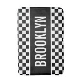 Tapis De Bain Nom personnalisé Couture Motif Classic (Devant (Vertical))