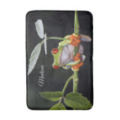 Tapis De Bain Nom personnalisé Grenouille Bain Mat (Devant (Vertical))
