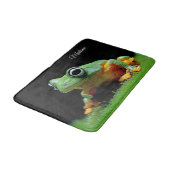 Tapis De Bain Nom personnalisé Grenouille Bain Mat (Angle)
