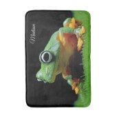 Tapis De Bain Nom personnalisé Grenouille Bain Mat (Devant (Vertical))