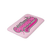 Tapis De Bain NOM personnalisé Gymnaste Split Leap Gymnastique (Angle)