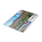 Tapis De Bain Nom personnalisé Islande (Angle)