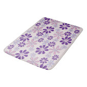 Tapis De Bain Nom Pink Indigo Doodle Fleur (Angle)