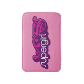 Tapis De Bain Nom Super Supergirl et Bouclier S (Devant (Vertical))