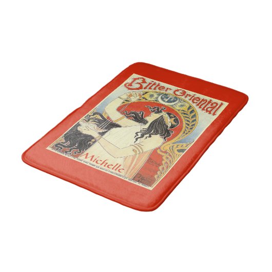 Tapis de bain nommé fait sur commande" d'annonce (Angle)