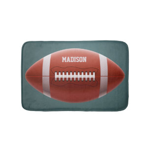 Tapis de bain nommé fait sur commande du football