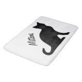 Tapis de bain non glissant pour chat noir personna (Angle)