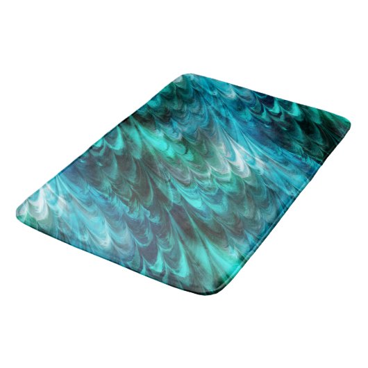 Tapis De Bain nonpareil kelpie sarcelle : (Angle)