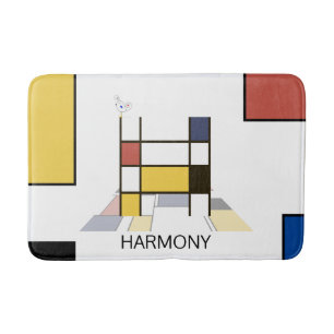 Tapis De Bain Noplasticisme incroyable Art Monogramme. Lettre H