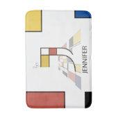 Tapis De Bain Noplasticisme incroyable Art Monogramme. Lettre J (Devant (Vertical))