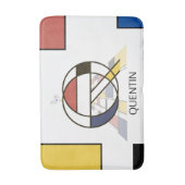 Tapis De Bain Noplasticisme incroyable Art Monogramme. Lettre Q (Devant (Vertical))