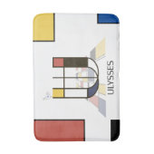 Tapis De Bain Noplasticisme incroyable Art Monogramme. Lettre U (Devant (Vertical))