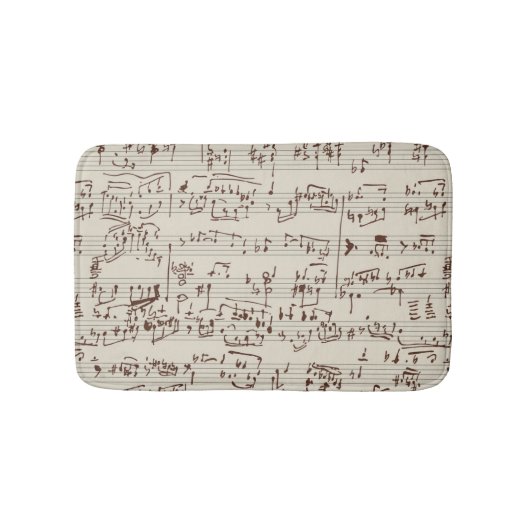 Tapis De Bain Notes de musique (Devant)