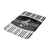 Tapis De Bain Notes de musique élégante Clé de fer et touches de (Angle)