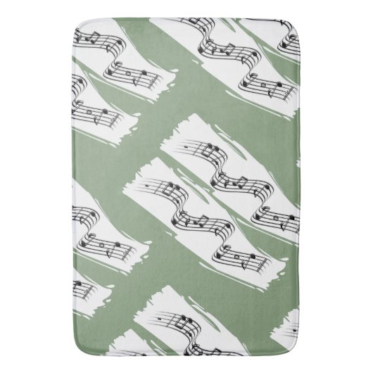 Tapis De Bain Notes musicales (devant Vertical)