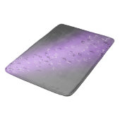 Tapis De Bain Notes musicales Mat de bain violet brillant (Angle)
