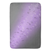 Tapis De Bain Notes musicales Mat de bain violet brillant (devant Vertical)