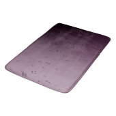Tapis De Bain Notes musicales Mauve Bath Mat (Angle)
