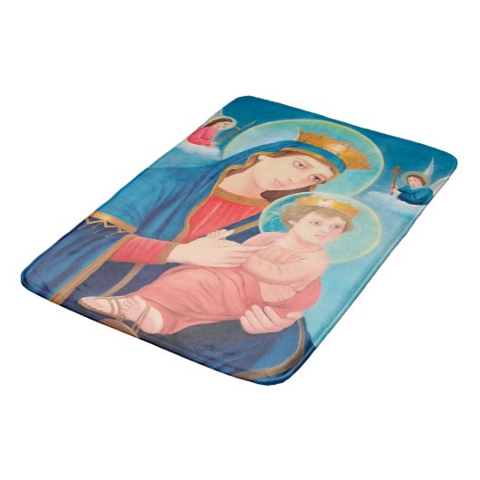 Tapis De Bain Notre-Dame de Perpétuel aide catholique (Angle)