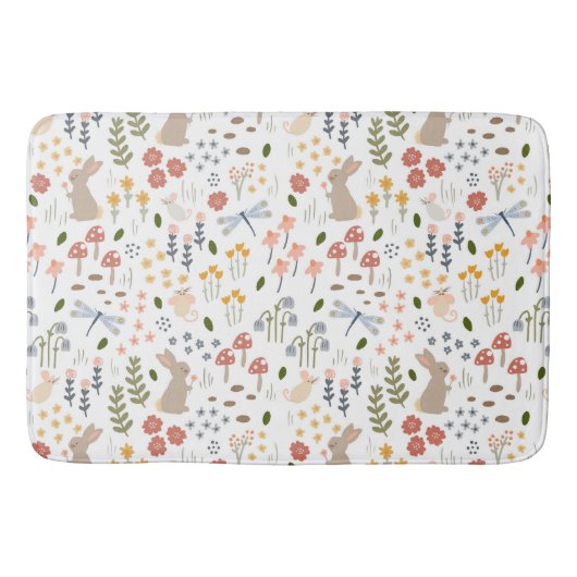 Tapis De Bain Nourriture Neutre Bébé Bois (Devant)