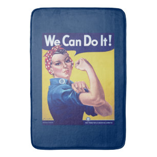 Tapis De Bain Nous pouvons le faire Rosie le Riveter États-Unis
