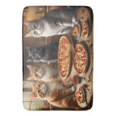 Tapis De Bain Nous Sommes Prêts Pour La Nuit De Pizza Chat, (devant Vertical)