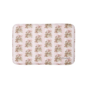 Tapis De Bain Nouveau chapitre rubans roses