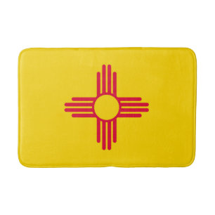 Tapis De Bain Nouveau-Mexique État Drapeau