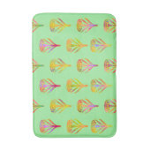 Tapis De Bain Nouveau Riche Fleurit Lime (Devant (Vertical))