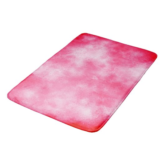 Tapis De Bain Nuage rose Effet Mat de bain (Angle)