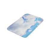 Tapis De Bain Nuages blancs et ciel bleu (Angle)