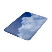 Tapis De Bain Nuages bouffants blancs et ciel bleu (Angle)