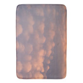 Tapis De Bain Nuages de billes de coton rose (devant Vertical)