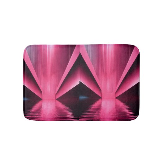 Tapis De Bain Nuages de bonbons en coton : Mat à bain rose" "Fle (Devant)