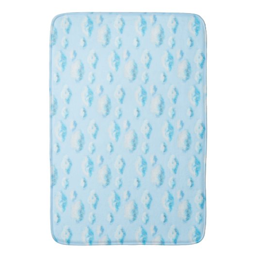 Tapis De Bain Nuages doux (devant Vertical)