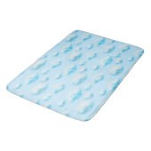 Tapis de bain nuages doux (Angle)