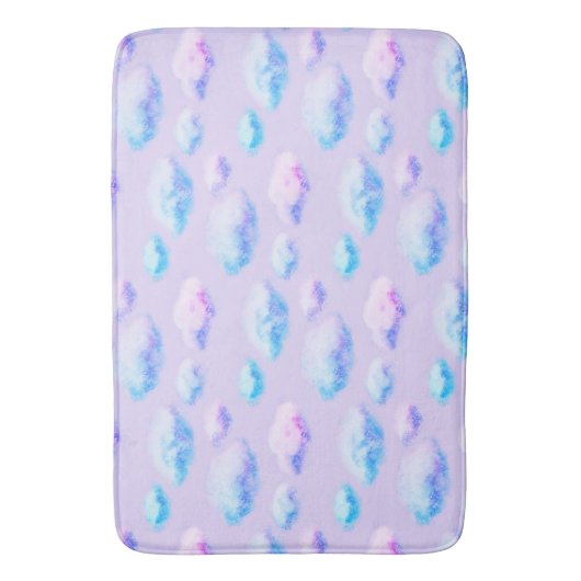 Tapis de bain nuages doux (devant Vertical)