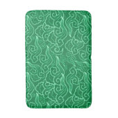 Tapis De Bain Nuages japonais vintages, Jade Green (Devant (Vertical))