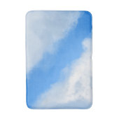 Tapis De Bain Nuages - Mat Bleu (Devant (Vertical))