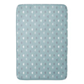 Tapis De Bain Nuages sur fond bleu œuf de cane (devant Vertical)