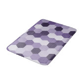 Tapis De Bain Nuances classiques de Lavendar Hexagonal Géométriq (Angle)