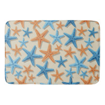 NUANCES DE BLEU ET D'ORANGE ÉTOILE DE MER TROPICAL