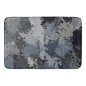 Tapis De Bain Nuances de rayures grises (Devant)