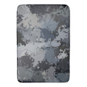 Tapis De Bain Nuances de rayures grises (devant Vertical)