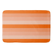 Tapis De Bain Nuances de rayures orange (Devant)