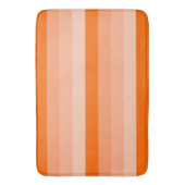 Tapis De Bain Nuances de rayures orange (devant Vertical)