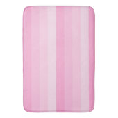Tapis De Bain Nuances de rayures roses (devant Vertical)