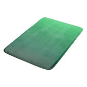 Tapis De Bain Nuances de vert émeraude (Angle)